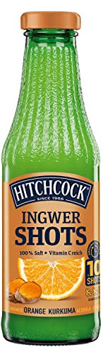 Hitchcock Ingwer Shot Orange, 500 ml (Packung mit 6)