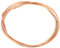 sourcing map 1 Rolls 12 Gauge Soft Copper Wire 6 Feet, 99.9% Solid Pure Bare Copper Wire for Electroculture Gardening, Jewelry Making, Beading DIY Craft
