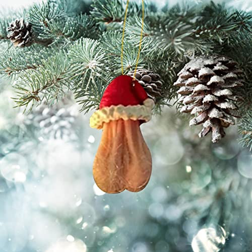 Rude Christmas Baubles - Funny Acrylic Ball Decorations and Tree Ornaments for Christmas Decor - Hanging Ballballs