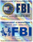 MERKALARA Holografische Kreditkartenhaut – 3M-Material, Debitkarten-Aufkleber, wasserdicht, langlebig und einfach anzubringen, personalisierbare Hülle mit mehreren Designs (FBI Funny ID)