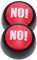 ibasenice 2 Piezas Botón De Sonido Botón De Play Botón De Fiesta Botón De Entrada Gigante Botón De Juguete Sin Botón Sin Botones Botón Sí Favores De Fiesta De Botón Rojo El Plastico