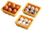 ibasenice 3er-Pack Miniatur-tabletts – Realistisches Eiermodell in Schachteln Für Küchendekoration Und Spiel