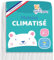 LES NOURSONS - Matelas Bébé Climatisé 60x120 cm- Réversible - 1 Face Été fraîche / 1 Face Hiver ouatinée - OekoTex® - Fabrication Française
