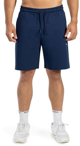 SMILODOX Shorts Herren Edin, Kurze Sommer Shorts im Regular Fit aus Baumwolle, elastischer Bund, Kordelzug & Eingrifftaschen, Bequeme Freizeithose, ideal für Alltag, Freizeit & entspannte Looks