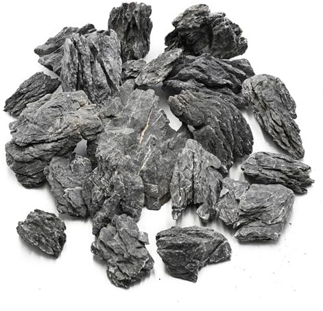 KINGRUI Aquarium Steine Drachenstein Seiryu Rock 20kg – Natürliche Aquascaping Steine für Aquarien, Terrarien & Vivarien, 8–23 cm