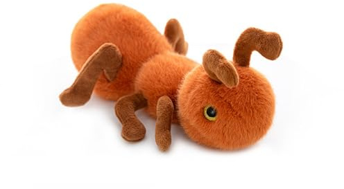 AQCQDQ Ameise Plüschtier, Ameise Niedliche Kuscheltier, Insekten Plushie Stofftier Puppen Geschenk für Kinder und Kuscheltierliebhaber (20 cm,Mayi)