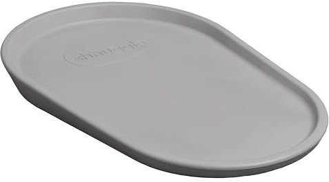 Shnuggle Squishy Baby-Wickelunterlage, weiches und warmes Schaumstoff-Material ist schöner für Babys, perfekt für Windeln, rutschfest, leicht zu reinigen, abwischbar, Grau