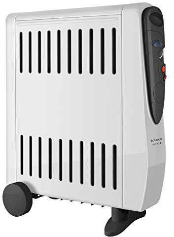 Taurus Tuareg 1500 Radiador de aceite, doble efecto: radiación y convección, 3 posiciones de calor, humidificador integrado, termostato regulable,