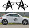 2 teile/satz Abnehmbare Star Trek Logo Auto Aufkleber Autos Seite Lkw Auto SUV Tür Vinyl Aufkleber Wandaufkleber Wohnkultur Glasfliese 47x42 cm
