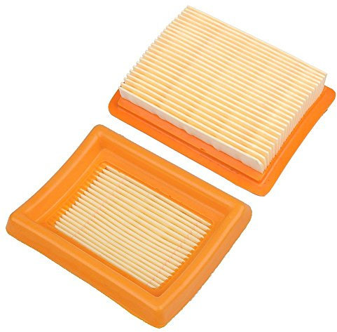 MamimamiH 2pcs Replacement Air Filter Cleaner for Stihl FS120 FS200 FS250 FS300 FS350 FS400 FS450 String Trimmer Brush Cutter (Size: 3-7/16 inches x 2-3/4 inches x 1 inches) # 4134 141 0300