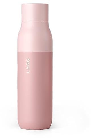 LARQ Bottle PureVis 500ml – Selbstreinigende Edelstahl-Trinkflasche mit UV-C Reinigung | Hält Getränke kalt und heiß | BPA-frei, auslaufsicher & wiederverwendbar | 2 Jahre Garantie, Himalayan Pink