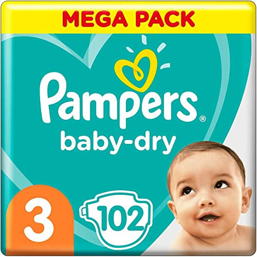 Pampers 81715582 Baby-Dry Pants Nappies, White