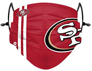 Forever Collectibles UK San Francisco 49ers On-Field Sideline Logo Jugend Face Cover