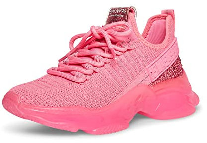 Steve Madden Damen Maxima Sneaker, Rose, 37 EU