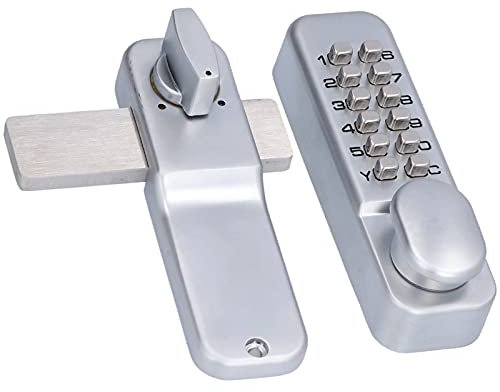 Serrure de Porte, Serrure de Sécurité à Combinaison Mécanique Serrure à Codes Antivol, pour Porte Bidirectionnelle Porte en Verre Porte en Bois Utilisation de Bureau