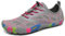 SAGUARO Barefoot Shoes Uomo Donna Scarpe Barefoot Minimaliste Scarpe a Piedi Nudi Antiscivolo Scarpe Trail Running Leggere Scarpe Dita Salmone Rosa,Gr.41