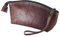 BAWAKO Premium Lederetui Clutch Kosmetiktasche Schminktasche aus Echtleder, Schickes Federmäppchen Kleines Mäppchen für Damen und Mädchen (Weinrot)