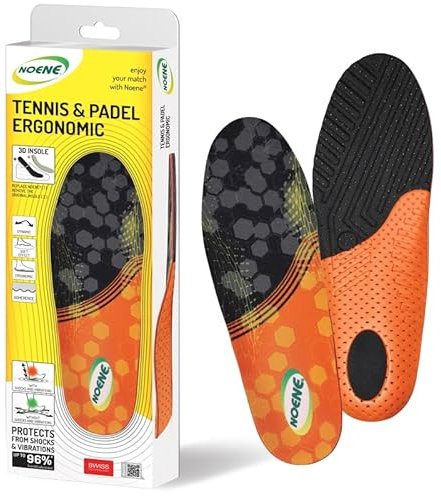 Noene - noene plantari sport ergonomic tennis & padel - 8034135849373 - 42-44 - arancione-nero