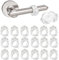 24 Stück Türgriff Puffer, Türgriffstopper Türklinkenschutz Transparente Türstopper Zum Schutz Fensterklinke Stopper Von Wänden und Möbeln, einfache Montage