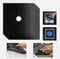 4 Reusable Gas Stove Hob Protectors Burner Covers Microwave Oven Liners Universal Non-Stick Teflon Sheets Black Colour