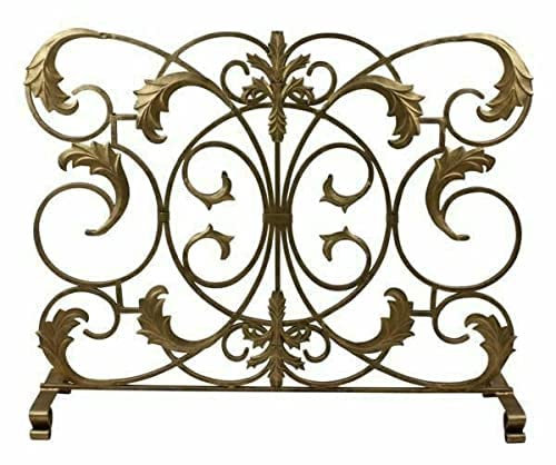 Kaminschirme, Kaminschirme in antikem Gold, Scroll-Kaminschirme, Flache Kaminschirme, dekorativ Decoration