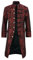 Halloween Herren Smoking Outdoor Gehrock Fasching Halloween Kostüm Frack Mantel Uniform Smoking Elegant Party Oberbekleidung Weihnachten Oberteile Slim Fit Kostüme Erwachsene Unterteile（4-Red，L）