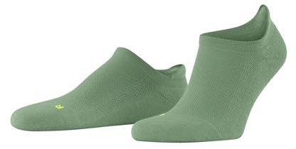 FALKE Unisex Cool Kick Sneaker U SN Soft Breathable Quick Drying Low-Cut Plain 1 Pair Trainer Socks, Green (Nettle 7447), 2.5-3.5