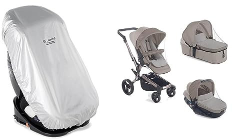 Jané Funda Antitérmica para Silla de Coche Infantil, Universal, para Grupos 0 1 2 3, Anti-UV & Mosquitera para Cochecitos, Capazos y Portabebés, Universal
