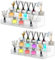 mumisuto Pack de 2 Organizador Perfumes 3 Nivele, Expositor Perfumes de Acrílico Transparente, Organizadores de Maquillaje Verticale Versátil, para Pop Figuras, Cupcake, Maquillaje y Condimento