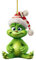 Grinch Weihnachtsdekorationen, Grinch Hängende Ornament, Weihnachtsbaumschmuck, Anhänger, Lustige Kunstharz, Grüne Grinch, Weihnachtsdekoration Für Zuhause, Urlaub, Party (DD)