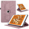 Coque pour iPad Mini 5/4/3/2/1 (7,9 Pouces, Modèle 2019/2015/2014/2013/2012), Etui Premium Cuir PU Rotatif à 360 Antichoc Degrés Flip Case Cover Fonction Support Housse - Rose Gold