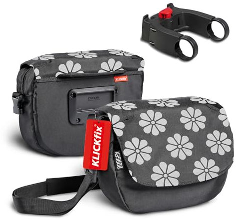 Borgen KLICKfix Lenkertasche Fahrrad - Wasserabweisende und geräumige Fahrrad Lenkertasche 5 L - Fahrradtasche Lenker