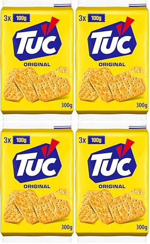 Tuc Original - Cracker Croustillant - Format Pratique à Emporter - 12 Paquets de 100 g