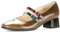Gabor Damen Riemchen Pumps, Frauen Absatzschuhe,Trachtenschuhe,festlich,Oktoberfest,Dirndl,Wiesn,high Heels,Wood-Kombi (degr.),38.5 EU / 5.5 UK