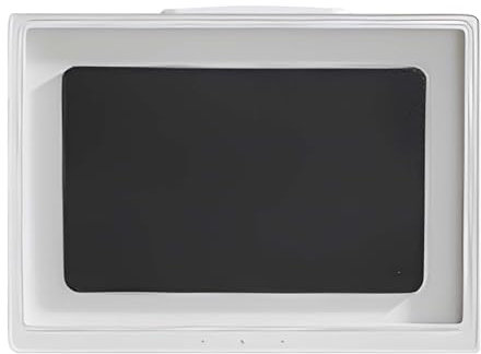 Xafrstyu Shower Ipad Holder, 180° Waterproof Wall Mounted Upgrade, with Touchable Anti-Fog Screen, for Tablets Up to 11, Wall Mount Shower Tablet Holder, for Bathtub, Kitchen (White)