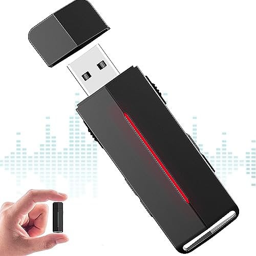 Digital Voice Recorder, USB Recording Device with 750 Hrs Recording Capacity,Digital Audio Recorder Perfect Capture Every Word for Lecture Interview Meeting Class etc