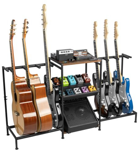 STRICH SMT-40 Support de guitare pour guitares acoustiques avec rembourrage doux pour maison, studio, salle de musique