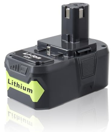 18V 5.5Ah Ersatz Li-Ionen Akku für Ryobi, Kompatibel mit Ryobi kabellose Elektrowerkzeuge mit LED-Anzeige, Kompatibel mit BPL, P, C, BID Serien und Mehr