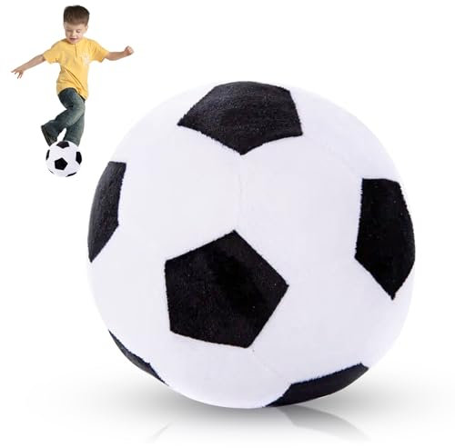 Plüschtier Football, 25cm Fußball Kuscheltier, Plüschpuppe Stofftier, Plüsch Kissen Spielzeug, Sport-Wurf-Plüschfigur, Spiele Sport Spielzeug Geschenk für Jungen und Mädchen, Plush Doll Dekoration