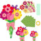 Qxiao Kit de 12 bouquets de fleurs à faire soi-même – Artisanat en papier floral pour enfants – Fête des mères, fête des enseignants, cadeaux d'anniversaire – Origami/papier – Non pliable