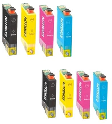 Pack de 8 Cartouches d'encre Compatible pour Epson T29XL - C13T29964011 Fraise