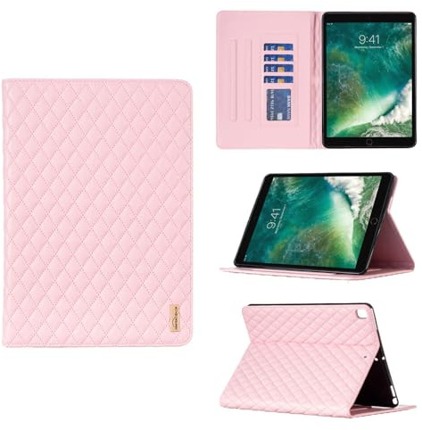 Custodia a portafoglio in pelle con chiusura magnetica per iPad Air 10.9 2020 (4a generazione) (colore: rosa)