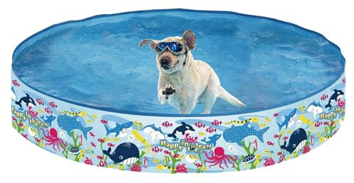 Lunaobrik Faltbarer Pool, Planschbecken für Kinder - Instant-Kinderpool, Babybadewanne, harter Pool für Kinder ab 2 Jahren