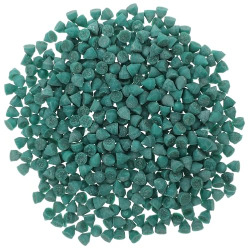 MAGICLULU Siliciumcarbid Schleifmittel, Dreieckige Zubehör für Steintrommel | 500g Keramisches Schleifmedium zum Steine Schleifen, Metallentgratung Polierpellets Rotationspolierer, für Metallentgratung