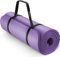 TRESKO Yogamatte Phthalatfrei - Gymnastikmatte rutschfest, extra dicke Pilatesmatte Fitnessmatte mit Tragegurt, 185 x 60 x 1,5cm