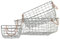 Urban Trends Rechteck Drahtkorb mit Mesh Design, Silber/Kupfer