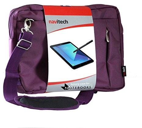 Navitech Sac de Transport Violet Ordinateur Compatible avec Samsung Galaxy Tab A T580 10.1 Tablet