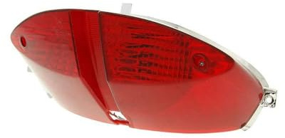 Rücklicht STANDARD rot kompatibel mit Peugeot Speedfight 2, Roller-Ersatz | Ersatz-Rücklicht für den Austausch; Vergleichsnummer 742802; rote STANDARD-Ausführung, Roller- und Maxiscooter-Ersatzteil