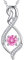 GinoMay per Sempre Amore Infinito Gioielli Donna Ottobre Regali di Compleanno Mamma Moglie Collana Tormalina Rosa Argento 925