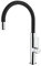 Teka FOT 995 - Grifo de Cocina Monomando, Caño Giratorio, Aireador Anticalcáreo Integrado, Temperatura Precisa, Sistema de Fijación Easy-Quick, Color Cromo Negro